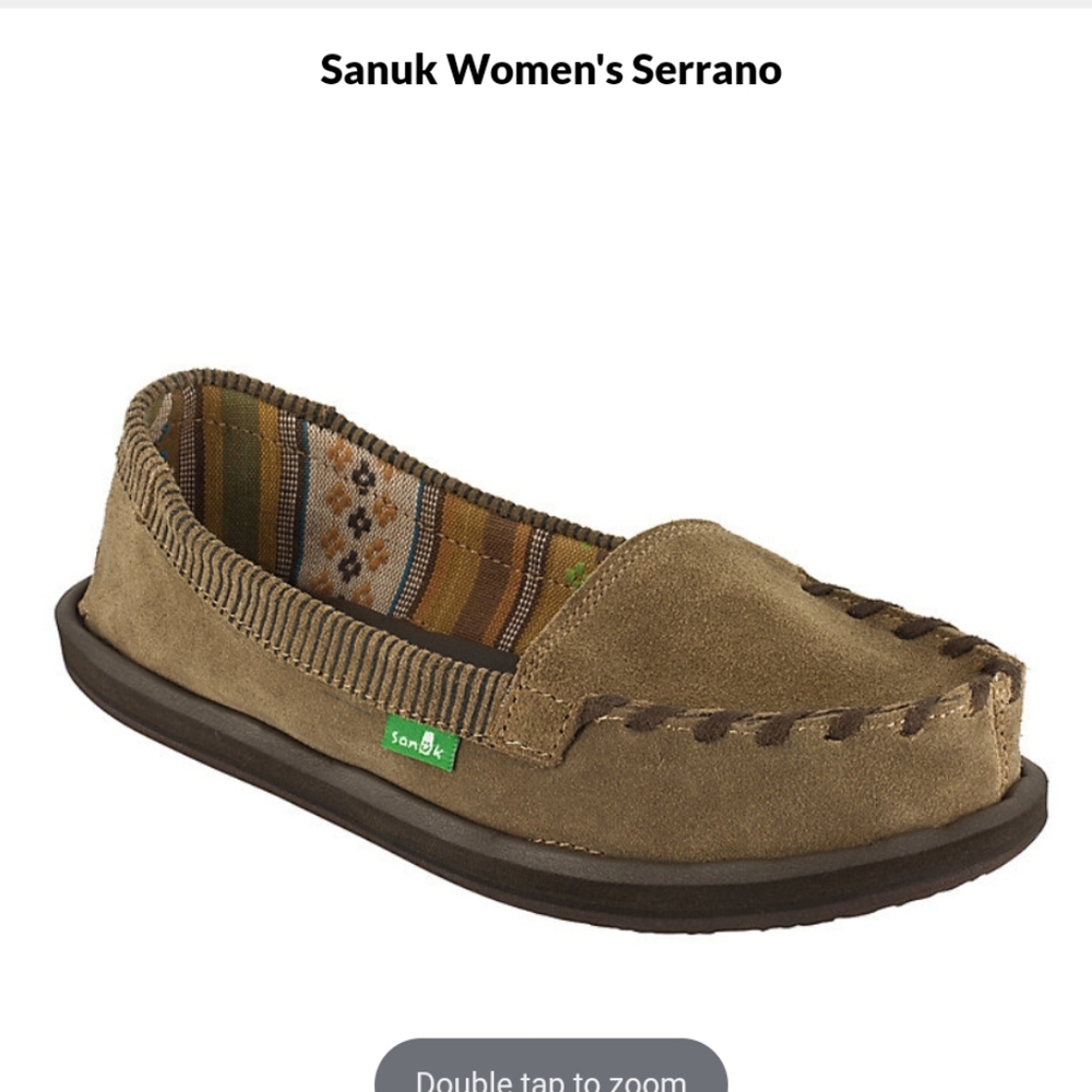 Sanuk Serrano leather shoes very good condition